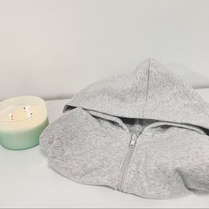 H&M Oversized Crop Hoodie